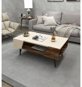 Stolik konferencyjny Aren Beige and Light Walnut