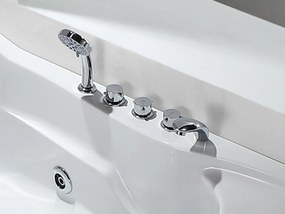 Wanna z hydromasażem RAFINA - 2-osobowa  181 x 121 x wys.65 cm