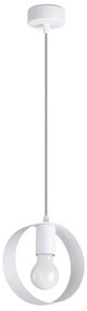 Sollux SL.1137 - Lampa wisząca na linkę TITRAN 1xE27/60W/230V biała