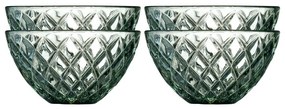 Zielone szklane miski zestaw 4 szt. 325 ml Sorrento – Lyngby Glas
