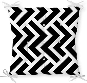 Poduszka na krzesło z domieszką bawełny Minimalist Cushion Covers Scribble, 40x40 cm