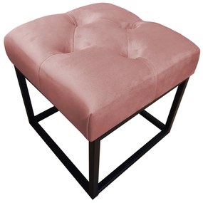 Pufa CHESTERFIELD LOFT ławka podnóżek metal MG58