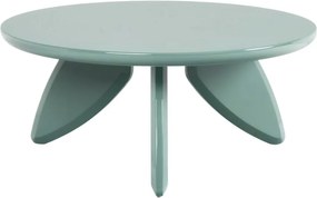 Stolik kawowy okrągły Lumis 80 cm - zielony