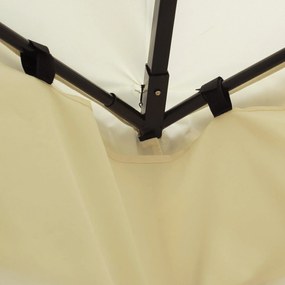 Pawilon Ogrodowy 3x4m Kremowy z Podwójnym Daszkiem Namiot Imprezowy Festyn Stylowa Pagoda | Aosom PL