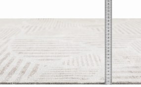 Dywan vintage Dean retro beżowy 80 cm x 215 cm