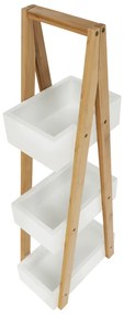 Bambusowy regał Vego, 30 x 18,5 x 81 cm
