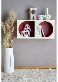 Czerwono-biały regał ścienny 30x60 cm Graphia – Bloomingville