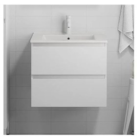 Szafka łazienkowa z umywalką KENWOOD 61 cm dąb