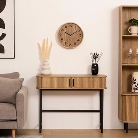 Zegar ścienny Ivana, minimalistyczna tarcza, Ø 38 cm