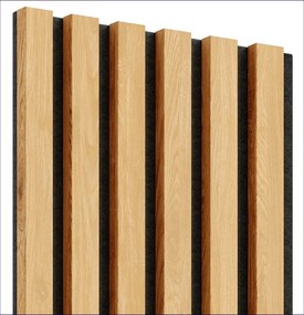 Akustyczne panele lamelowe 2 szt. dąb naturalny H5-H79