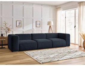 Ciemnoniebieska sofa 345 cm Zephyr – Bobochic Paris