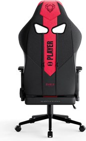 Fotel do grania dla młodzieży Diablo X-Player 2.0 Small Size, karmazynowo-antracytowy