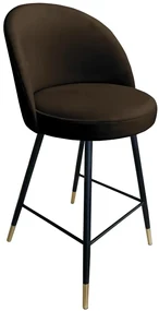 Hoker niski TANEW VELVET GOLD brązowy ATOS