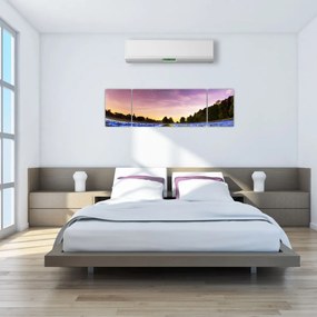 Obraz kolorowego pola (170x50 cm)
