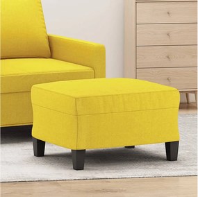 Puf Jasnożółty 60x50x41 cm Nowoczesny i Wygodny