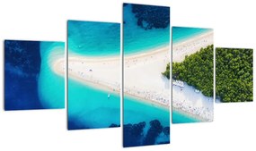 Obraz - Ostrav Hvar, Chorwacja (125x70 cm)