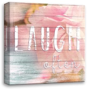 Obraz Styler Canvas Dreams Laugh, 32x32 cm