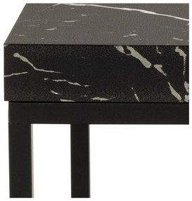 Stolik z blatem w dekorze marmuru 40x40 cm Barossa – Actona