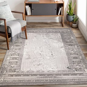 Dywan vintage Beyond skandynawski szary 160 cm x 220 cm