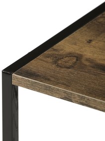 Stojak na buty z 2 półkami, stare drewno
