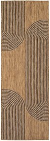 Czarny/brązowy chodnik odpowiedni na zewnątrz 80x250 cm Mira 1453 – Ayyildiz Carpets