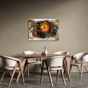 Obraz na szkle malarstwa z epoki starożytnej (70x50 cm)