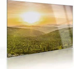 Obraz na szkle - panorama (70x50 cm)