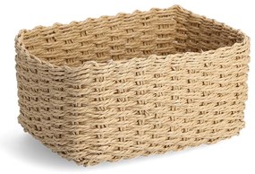 Koszyki do przechowywania, plecionka papierowa, 3 sztuki