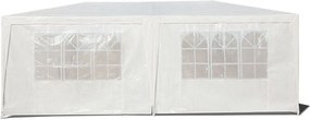 Pawilon eventowy 3x6m ze ściankami i oknami - biały namiot imprezowy, altana ogrodowa