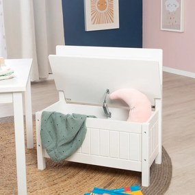 Biała ławka dziecięca – Roba