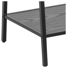 Czarny stojak na ubrania w dekorze jesionu Seaford – Actona