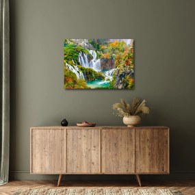 Obraz - Park Narodowy Jezior Plitwickich (70x50 cm)
