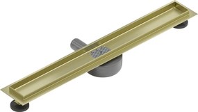 Mexen Flat 360° korpus do odpływu liniowego obrotowy 70 cm, złoty szczotkowany - 1A40070