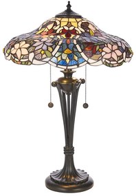 Endon 64326 - Lampa stołowa Tiffany SULLIVAN 2xE27/60W/230V Ø 40 cm
