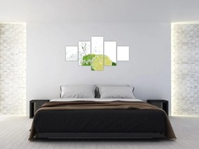 Obraz - Soczyste cytryny (125x70 cm)