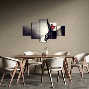 Obraz - Tajemnicza kobieta (125x70 cm)