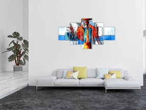 Obraz przedstawiający starożytną osobę (125x70 cm)