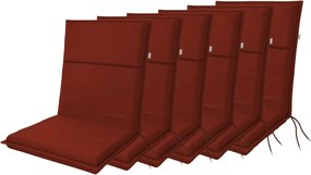 Doppler LIFE 5352 niski - set 6 szt. set 6 szt. poduszek na krzesło z niskim oparciem