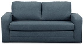 Niebieska rozkładana sofa 160 cm Come – Bobochic Paris