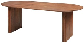 Stół do jadalni dla 8 osób z drewna mangowca - Naturalny - BALIMELA