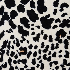 Czarno-beżowy bawełniany ręcznik plażowy 78x200 cm Leopard – Catherine Lansfield