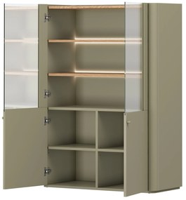 Witryna Elivo 100 cm - eukaliptus / dąb baltic dune