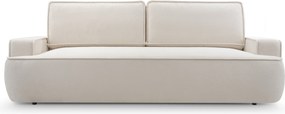 Masseno Sofa SOLO z funkcją spania i pojemnikiem na pościel - Beżowy - GERRA 10