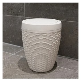 Kremowy kosz łazienkowy Addis Rattan Bath Bin Calico, 5 l