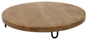 Deska do serwowania przekąsek, w stylu eko do każdej kuchni, Ø 40 cm
