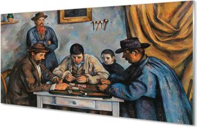 Szklany Panel Gracze w Karty - Paul Cézanne