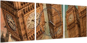 Obraz - Big Ben, Londyn (z zegarem) (90x30 cm)