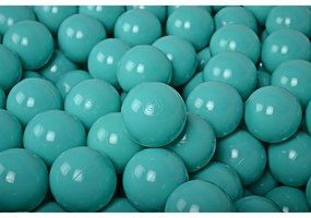 Plastikowe piłeczki do suchego basenu 7cm, 50 szt, turkusowe - meowbaby®