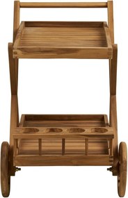 Barek na kółkach z litego drewna 50x86 cm Pasaku – House Nordic