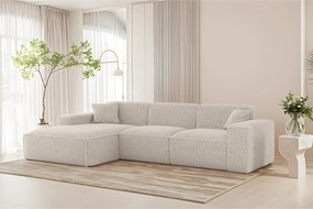 Narożnik Luga L Lewy Tkanina Sven 22 złamany biały